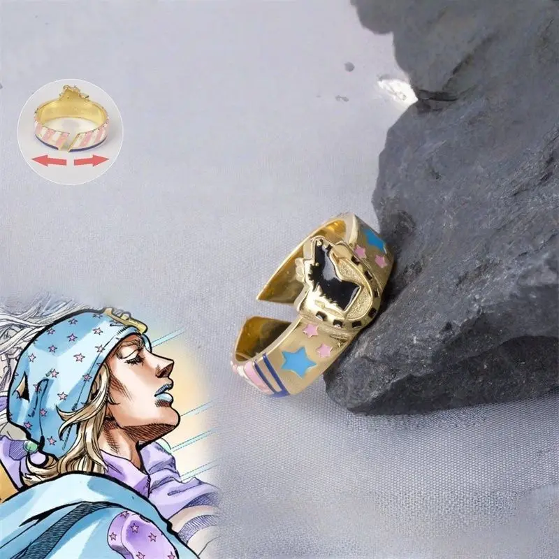 Animation JOJO's Bizarre Adventure Jonny Chodas Peripheral Ring Creative Luxury Design