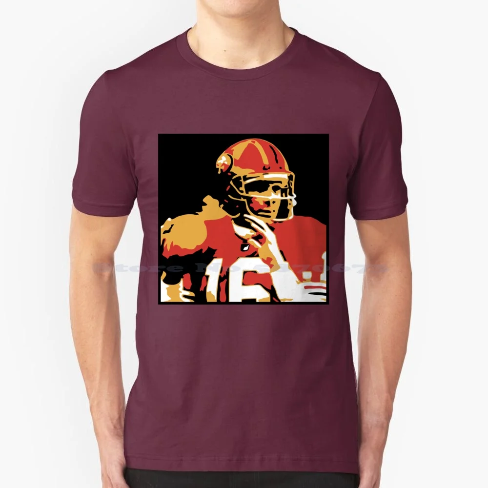 Joe Montana _ Quot _ The Goat _ Quot _ T Shirt 100% Cotton Tee Montana 406 Area Code Lake Koocanusa Montana State Mt Hannah