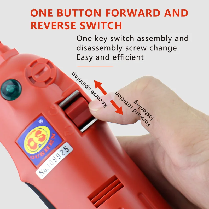 Professinal Oushen OS-600 Plug-in Type Regulating Electric Screwdriver Handle Drill Tools For Mobile