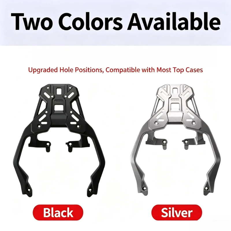 Aluminum Alloy Integrated Rear Luggage Rack Top Case Bracket For XADV750 NSS750 Motorcycle Modified Cargo Carrier Accessories