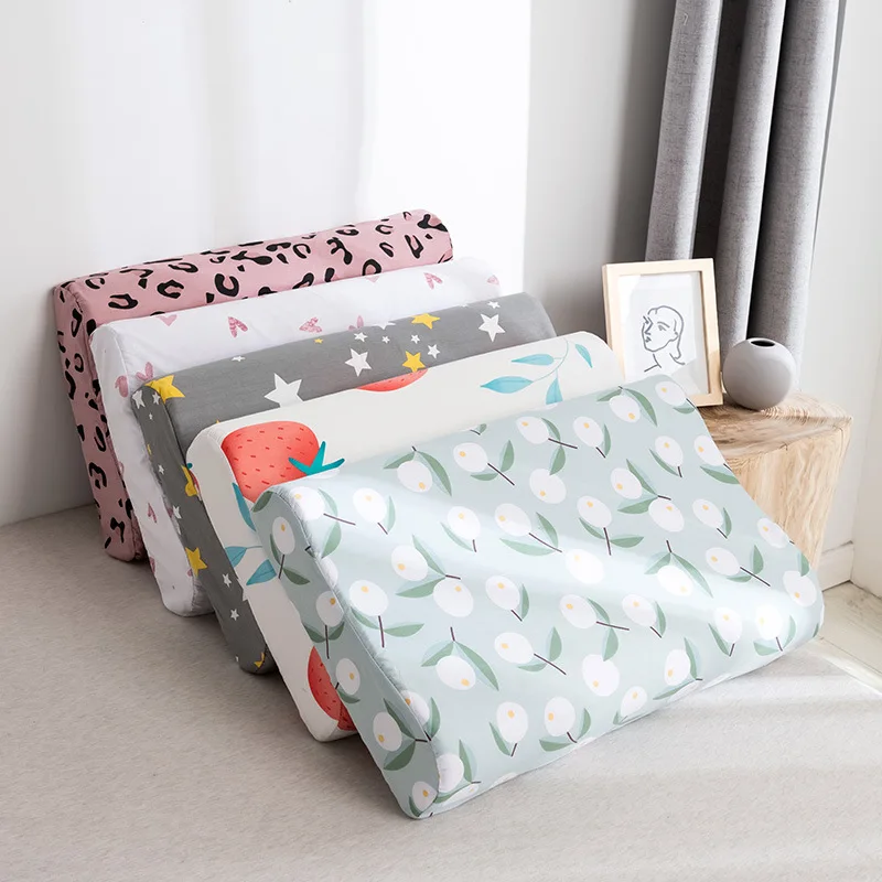 

Comfortable Cotton Pillowcase for Bedroom, Sleeping Memory Foam, Latex Pillows Case, Women and Kids, 50*30cm, 60*40cm