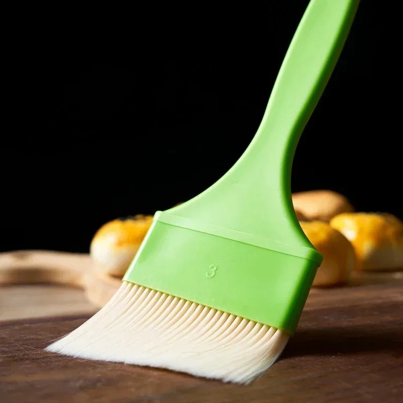 Heat Resistant Pastry Brush Food Grade Silicone Basting Brush Heat Resistant Non-Shedding BBQ Grill Brush for Kitchen Baking 2