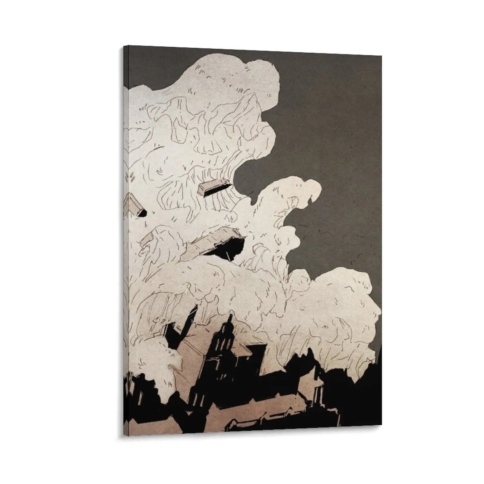 

Amh Araeng - Inktober Canvas Painting anime figure decorative items for home