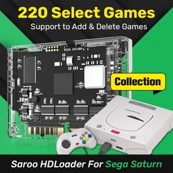 Saroo HDLoader For Saturn Game Reader Cartridge Support Game TF Card with 220 Games Latest Firmware for Sega Saturn Game Console