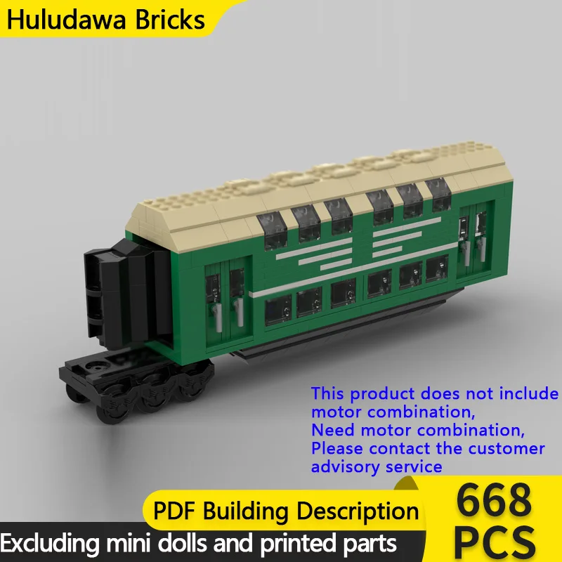 

Модель городской автомобиль MOC, строительные кирпичи, немецкий железнодорожный поезд, автомобиль, модульная технология, детские праздничные подарки, сборка игрушек, костюм