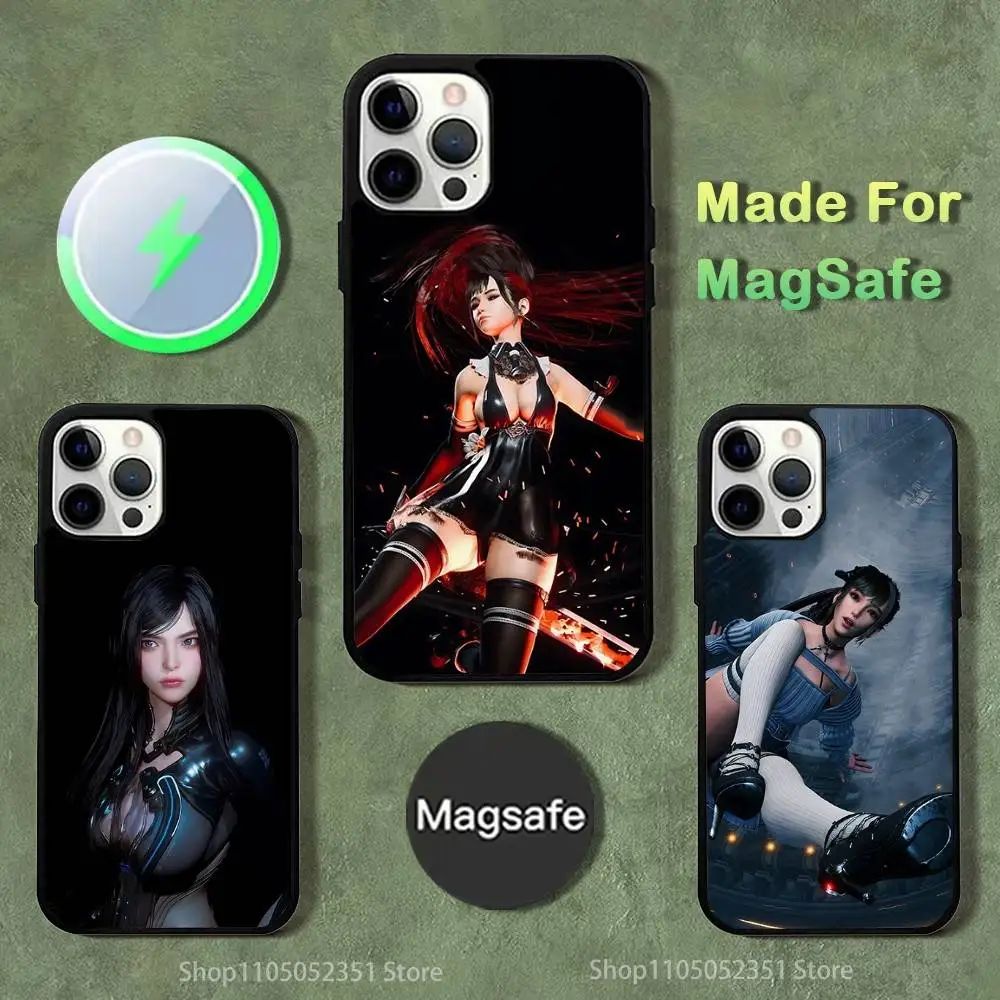 

Game S-Stellar Blade Phone Case For iPhone 16,15,14,13,12,11,Pro,Max,Plus,Mini,SE4,E Magnetic Magsafe Wireless Charging