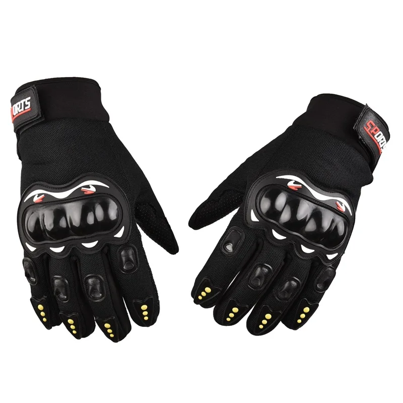 Gants de protection respirants pour sports de plein air, gants demi-doigt, coquille dure, vélo, moto, équitation