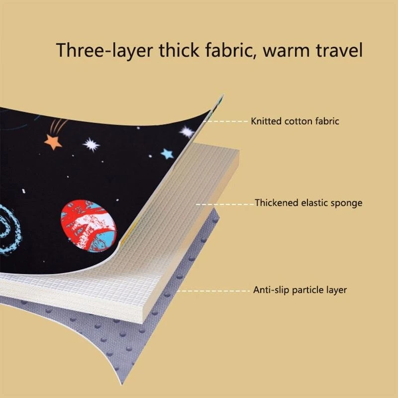 

R66D Baby Stroller Liner Pad for Seat Cover Padded Newborn Infant Toddler Pram Mattre