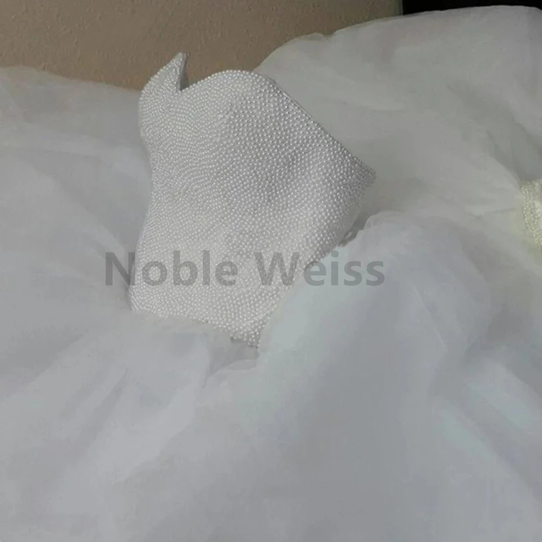 Luxury Beading Wedding Dresses Sweetheart Tulle A-Line Princess Vestido De Noiva Customize