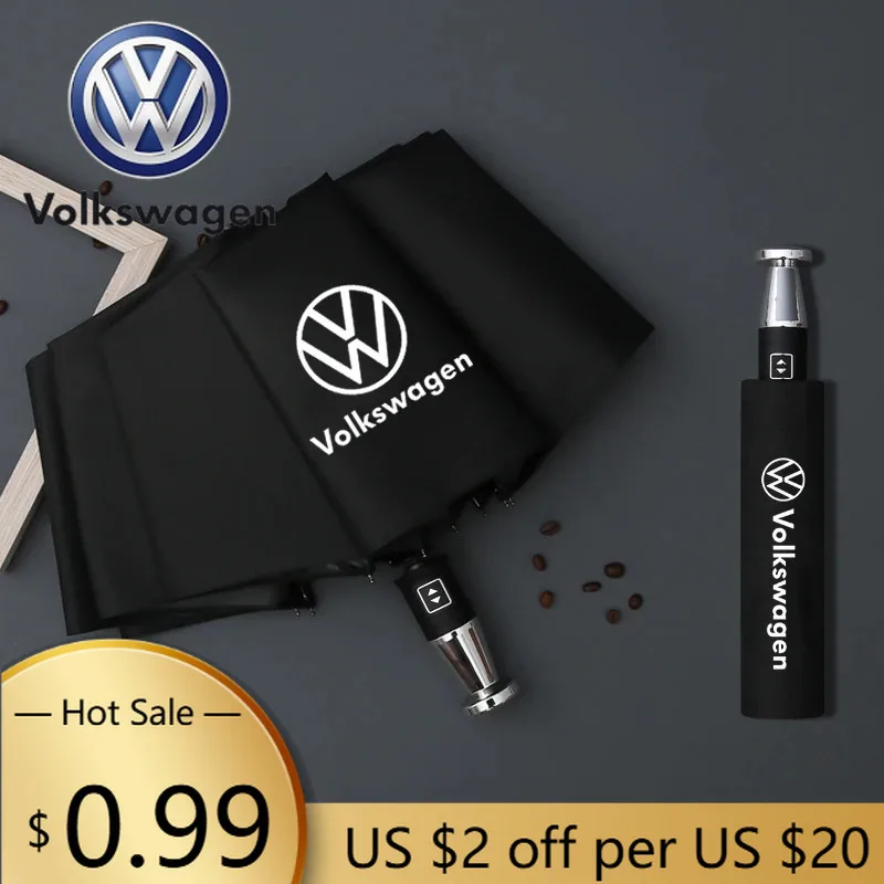 

Автоматический складной ветрозащитный солнцезащитный зонт для автомобилей Volkswagen VW: Golf, GTI, Tiguan, Arteon, Passat, Touareg, Jetta P