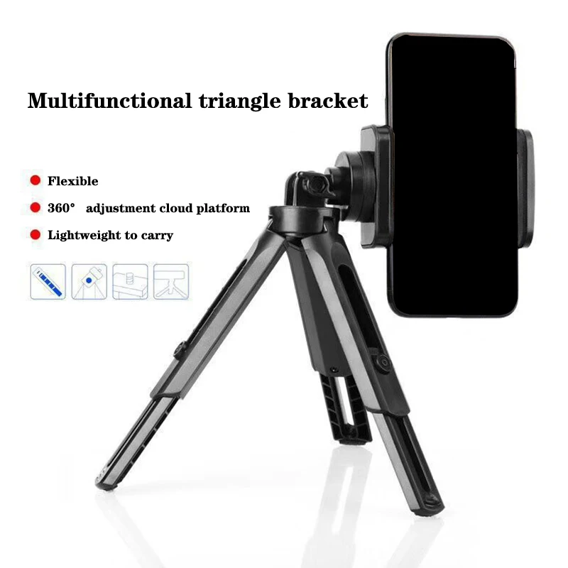 Compact Telescoping Smartphone Tripod with Selfie Stick for Live Videos and Portraits