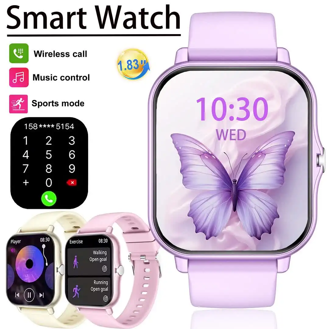 Latest Upgraded Fashion Design 1.83-inch Full-Screen Touchsc