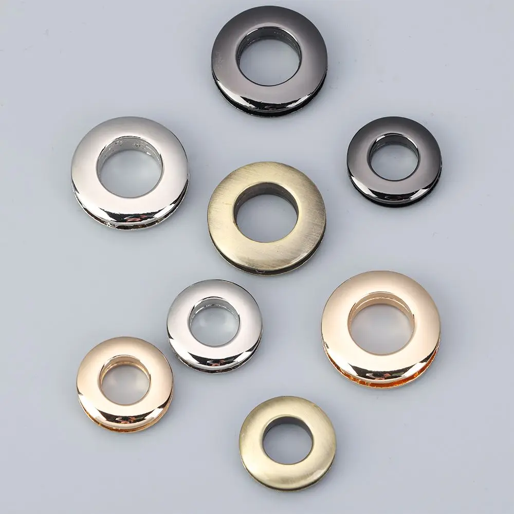 1Pcs High Quality Alloy Hole Metal Eyelets With Screws For Leathercraft DIY Bag Clothes Belt Ornament Accessories