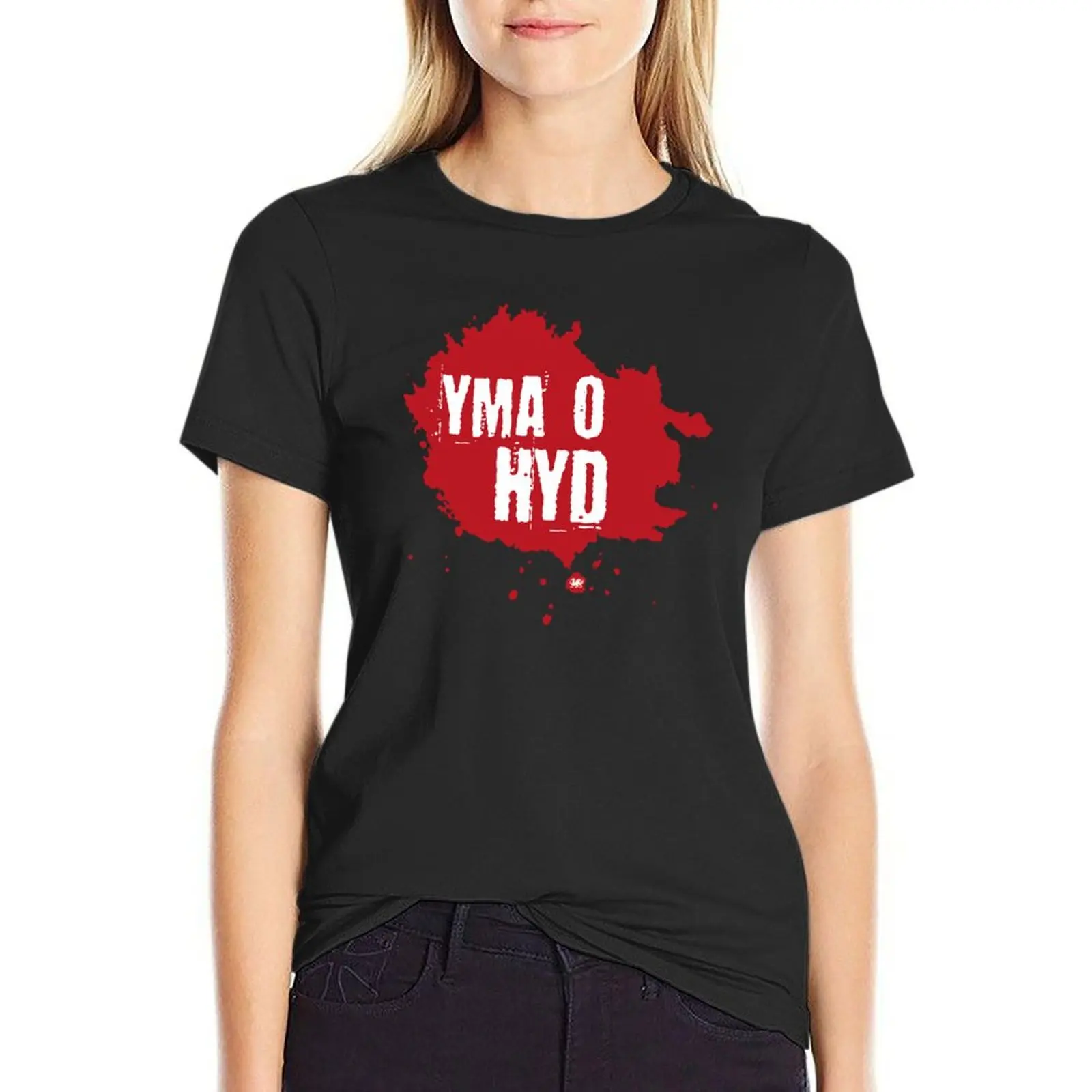 Yma o Hyd, Bestselling Yma o Hyd, Cymru, Wales T-Shirt plus size tops cute clothes tees rock and roll t shirts for Women