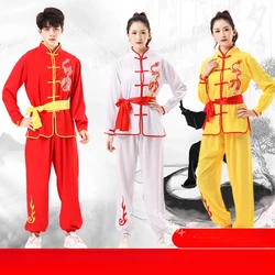 Drumming performance costume, Chinese style embroidery practice costume, male and female adult yangko costumes