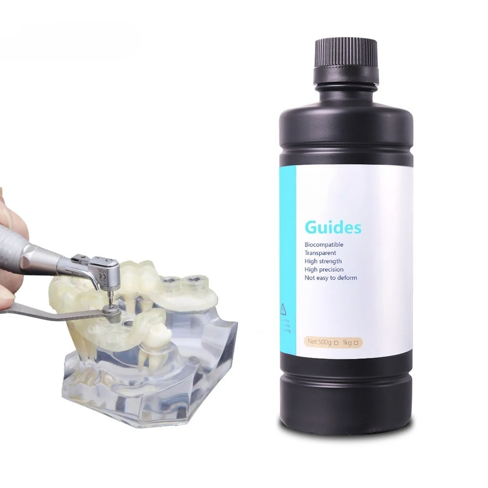 High‑Clarity Positioning Template Photosensitive Resin UV‑Curing Liquid Raw Material for LCD DLP 3D Printing Equipment