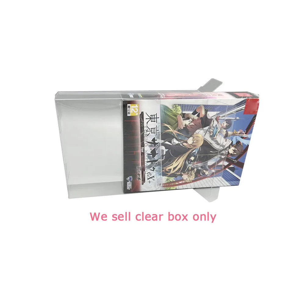 

100PCS Transparent box For Switch NS Tokyo Xanadu eX + Hongkong limited special Protector collection storage protective box