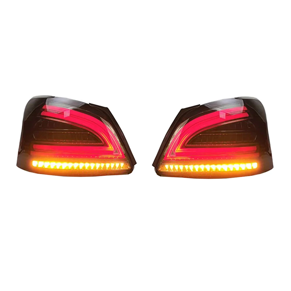 2Pcs Vehicle Taillight Assembly LED Rear Tail Light For Toyota ViOS 2008-2013 Running Light + Brake + Reverse + Turn Signal