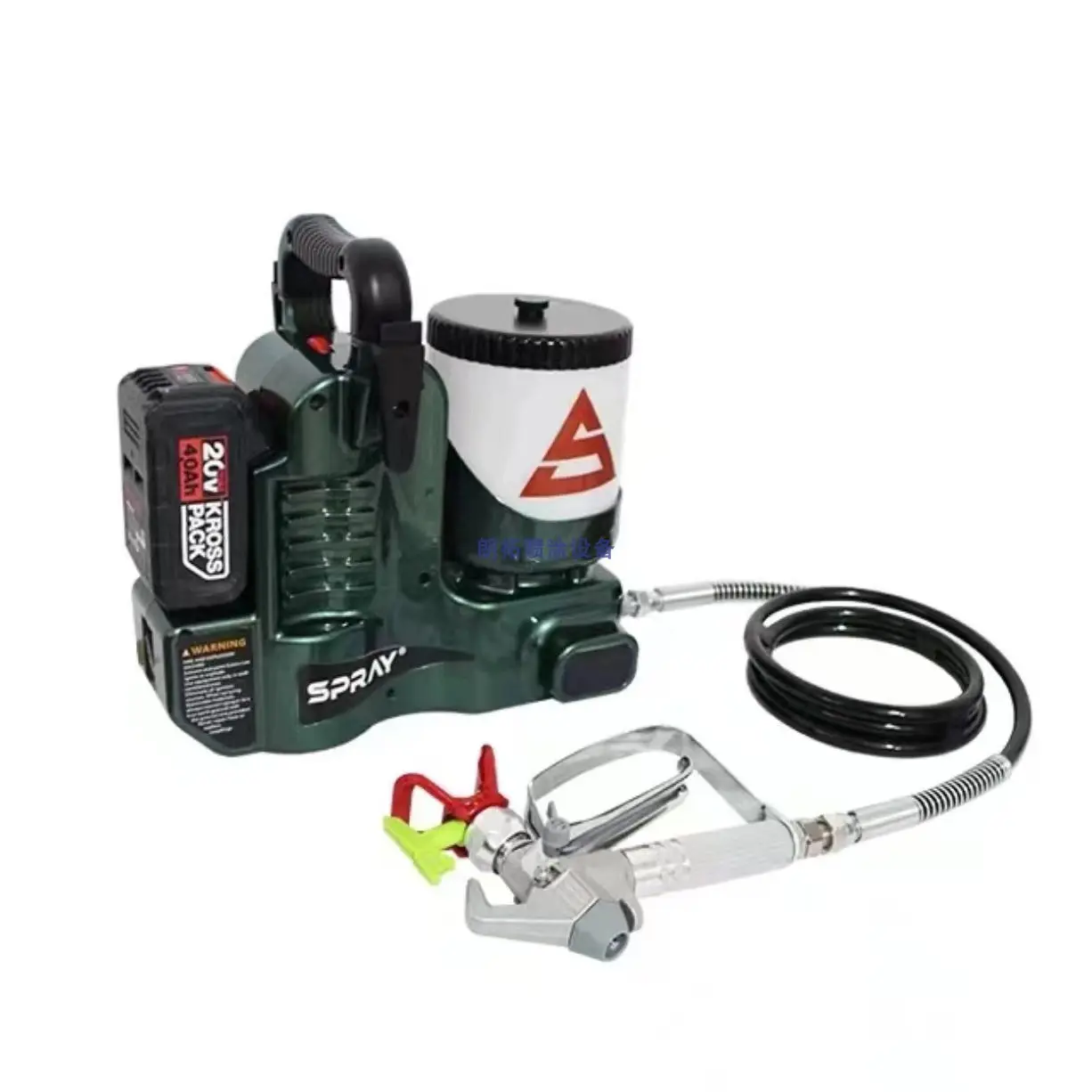 Waist-Mounted Handheld Spray Painter - Cordless Lithium Battery High Pressure Airless Paint Sprayer
