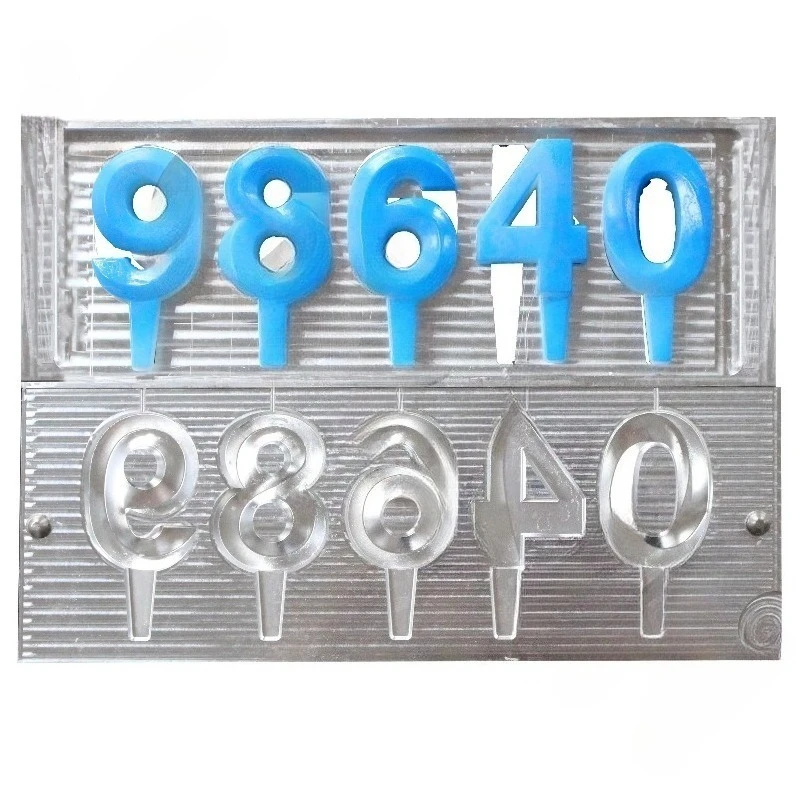 

DIY Candle Making Kit Metal Aluminum Digital Birthday Candle Mould