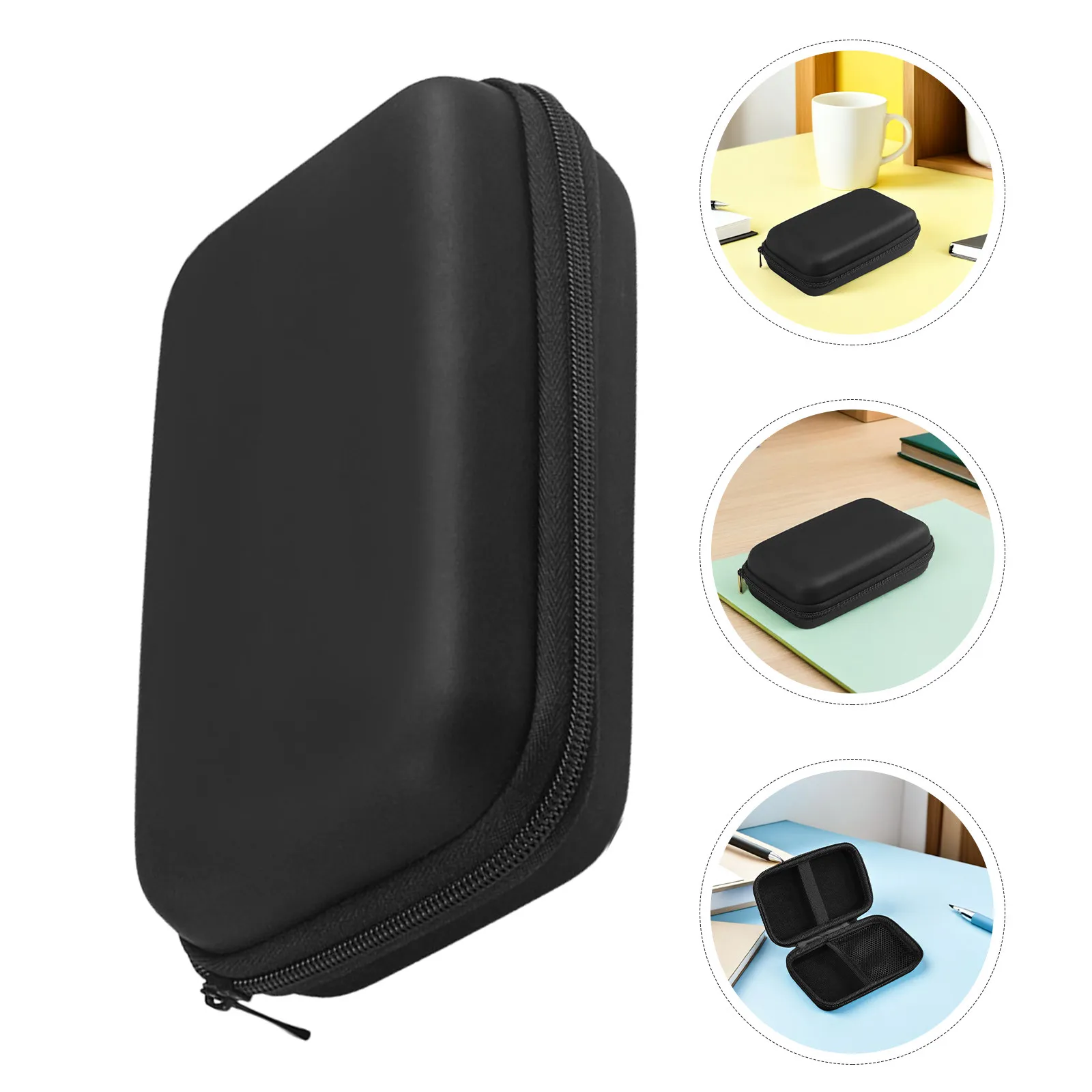 

Портативный футляр для сигар для мужчин, на 8 сигар, из ЭВА, ударопрочный, жесткий, водонепроницаемый, черный, 2 шт.