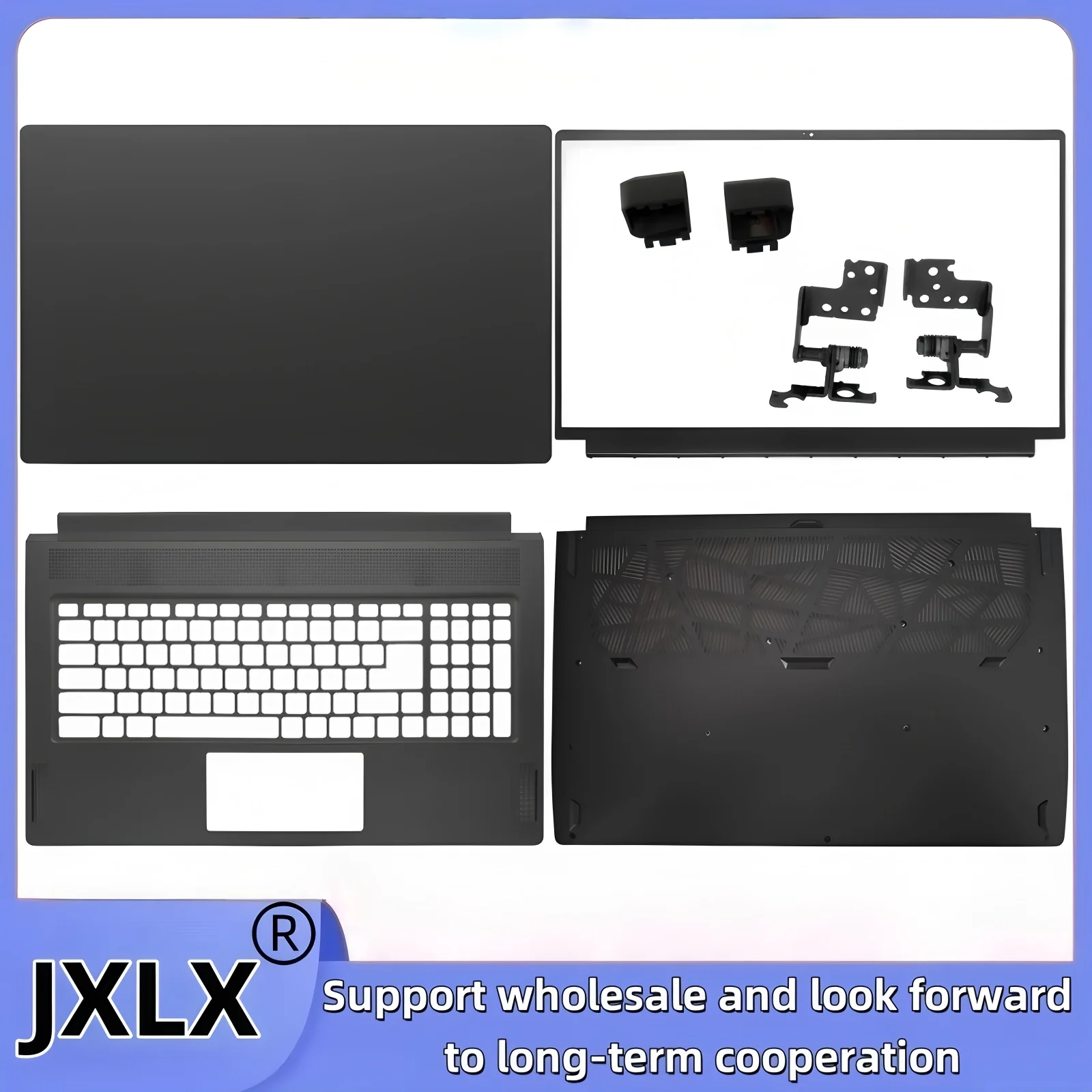 JXLX® New For MSI GS76 Stealth 11UE MS-17M1 WS76 Laptop LCD Back Cover Top Case/LCD Bezel/Palmrest Cover/Bottom Base Cover
