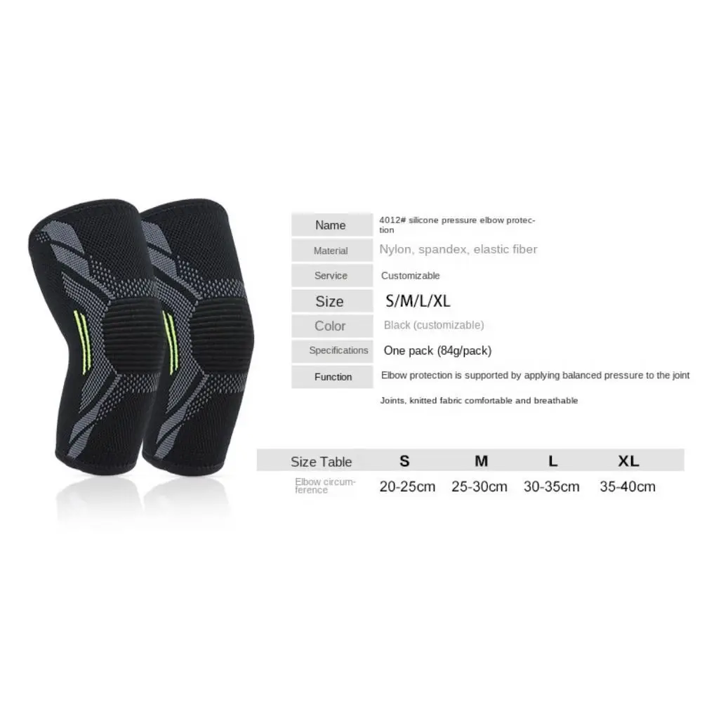 Breathable Sports Gym Highly Compression Elbow Protection Arm Support Elbow Brace Arm Sleeve Elbow Support Elbow Pads