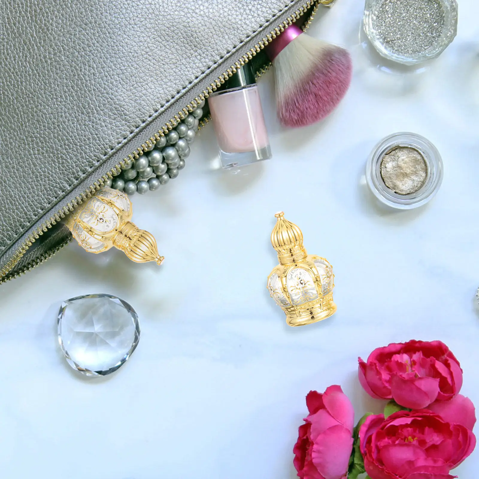 

Набор из 2 флаконов-роллеров для эфирных масел, 10 мл, стеклянные, многоразовые, для парфюмерии, масел, воды, путешествий, церковных обрядов, пустые