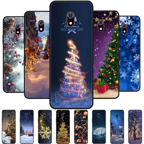 Christmas Painted Cover For Xiaomi Mi Qin F21 Pro Case Silicone Soft Phone Cover For Mi Qin F22 Pro DuoQin F21Pro F22Pro Fundas