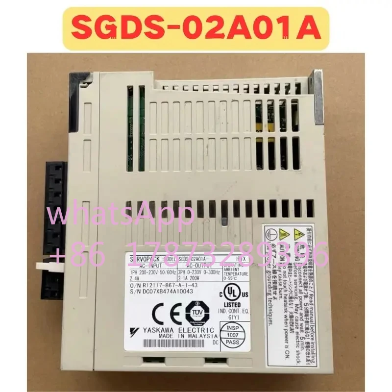 

Used Servo Drive SGDS-02A01A SGDS 02A01A Normal Function Tested OK