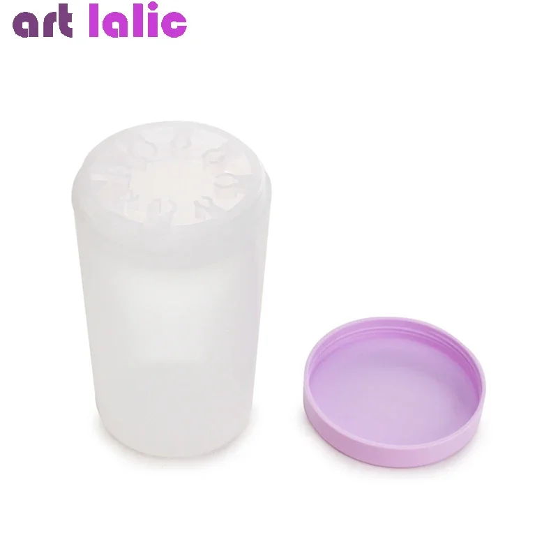 Porta pennelli professionale per nail art, tazza per pulire penna acrilica color caramello, pratico strumento per contenitori per acqua di lavaggio