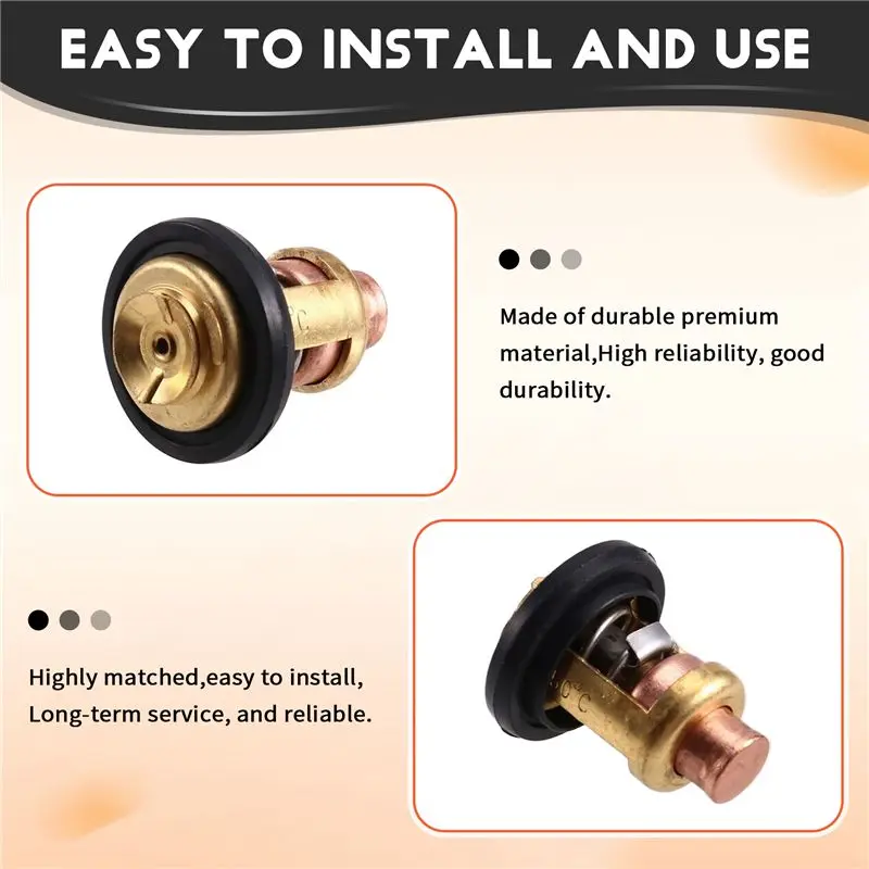 A85E-50° Thermostat Set 6E5-12411-30,688-12411-10 6H3-12411-11 For Parsun Outboard 9.9/115/130/140/150/175/200/225/250HP