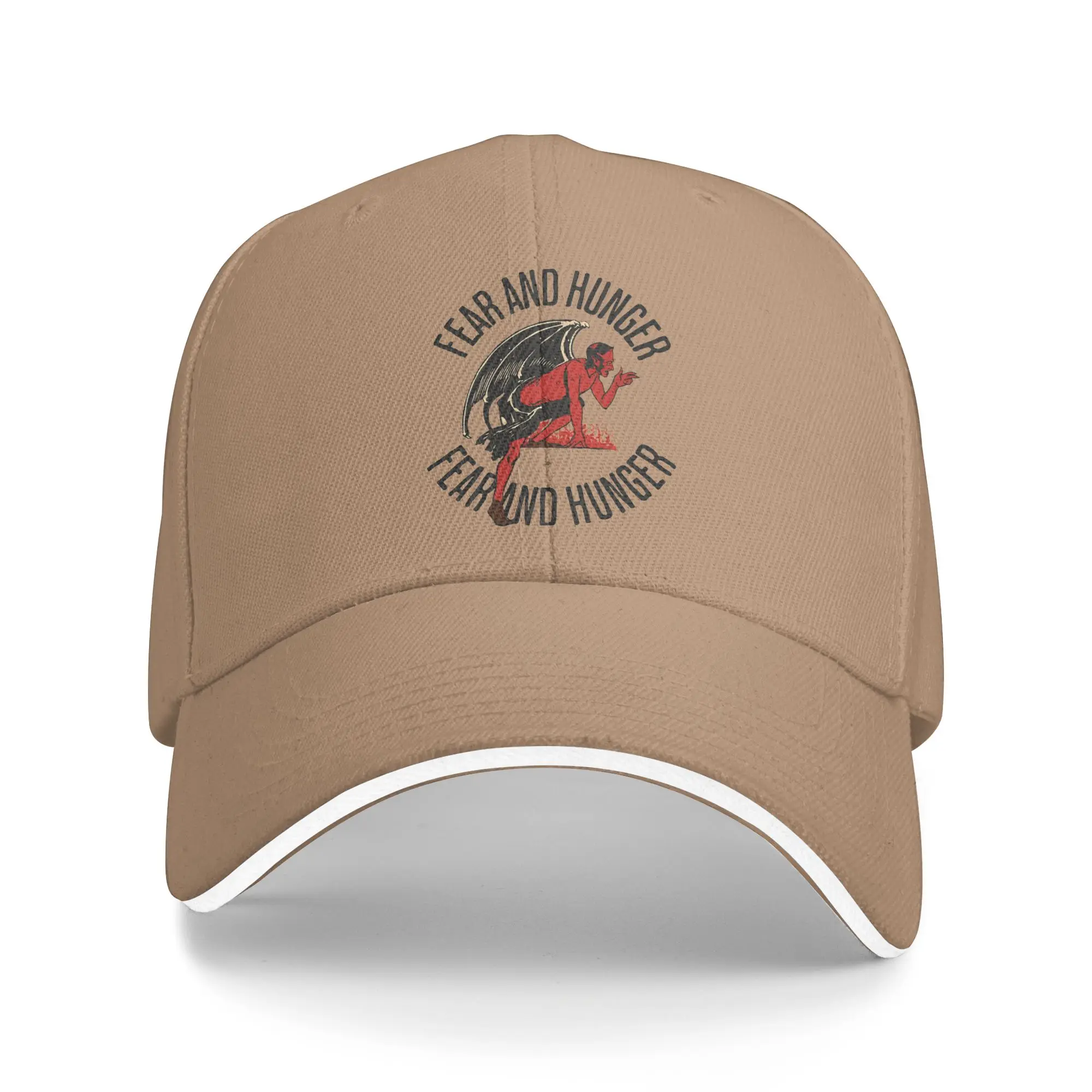 fear and hunger  Accessories Men Women Baseball Cap  Trucker Hat Vintage Daily Headwear Adjustable Fit Sun Cap