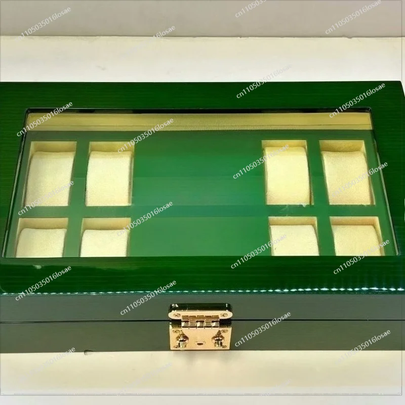 For 8-digit Piano Paint Mechanical Watch Storage Box, High-end Simple Watch Box, Watch Retro Multi-bit Box
