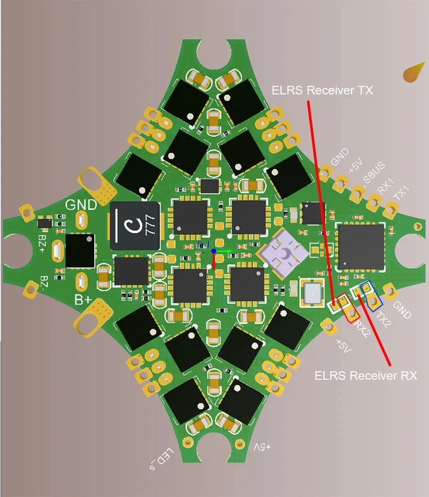 HappyModel Crazy F405 HD ELRS 1-2S AIO FC / SuperX HD ELRS 1-2S AIO FC ELR / Crazybee F4 Lite 1S FC / Elrs F4 2g4 Aio 5 in 1 FC