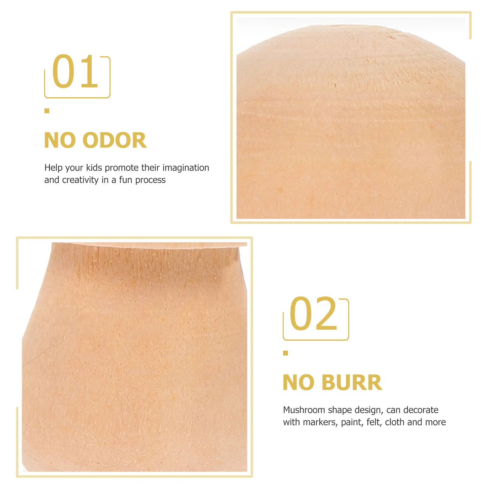 

30 шт. деревянные колышки-грибы «сделай сам», незаконченная форма из натурального дерева для детей, ручная роспись, креативное украшение для дома, класса