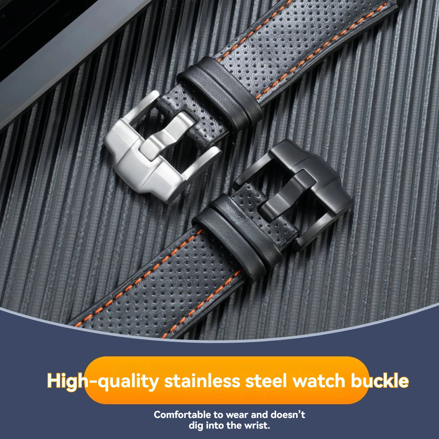22mm-special-tapered-genuine-leather-watch-strap-for-seiko-premier-series-men's-spc003-spc039-snj021-sna749-strap-accessories