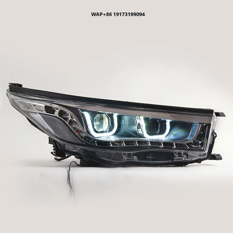 

Car Accessories Upgrade DRL Car Headlight Front HeadLamp Design Dual Projector LED Headlights for-Toyota Highlander 2014-2017