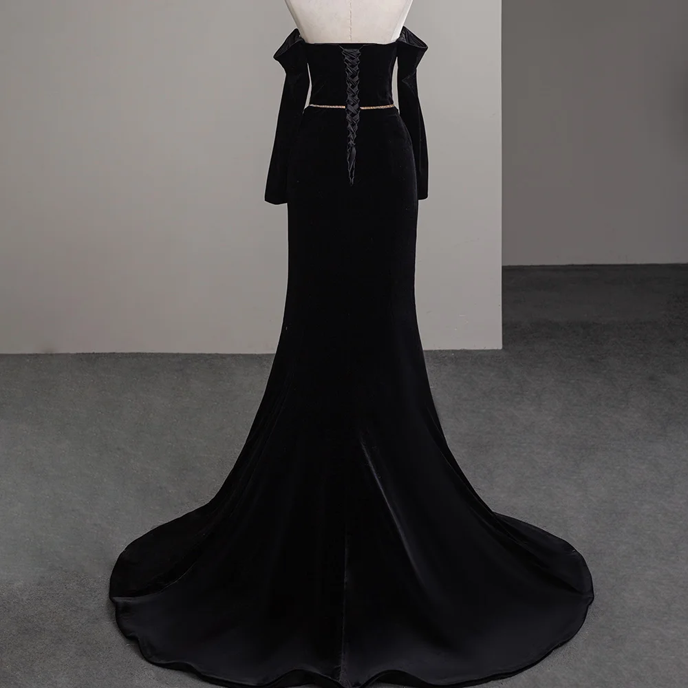 Evening Dresses 2024 New Sweet Party Dress Classic Off The Shoulder A-line Birthday Gown Graduation Dress robes de soirée