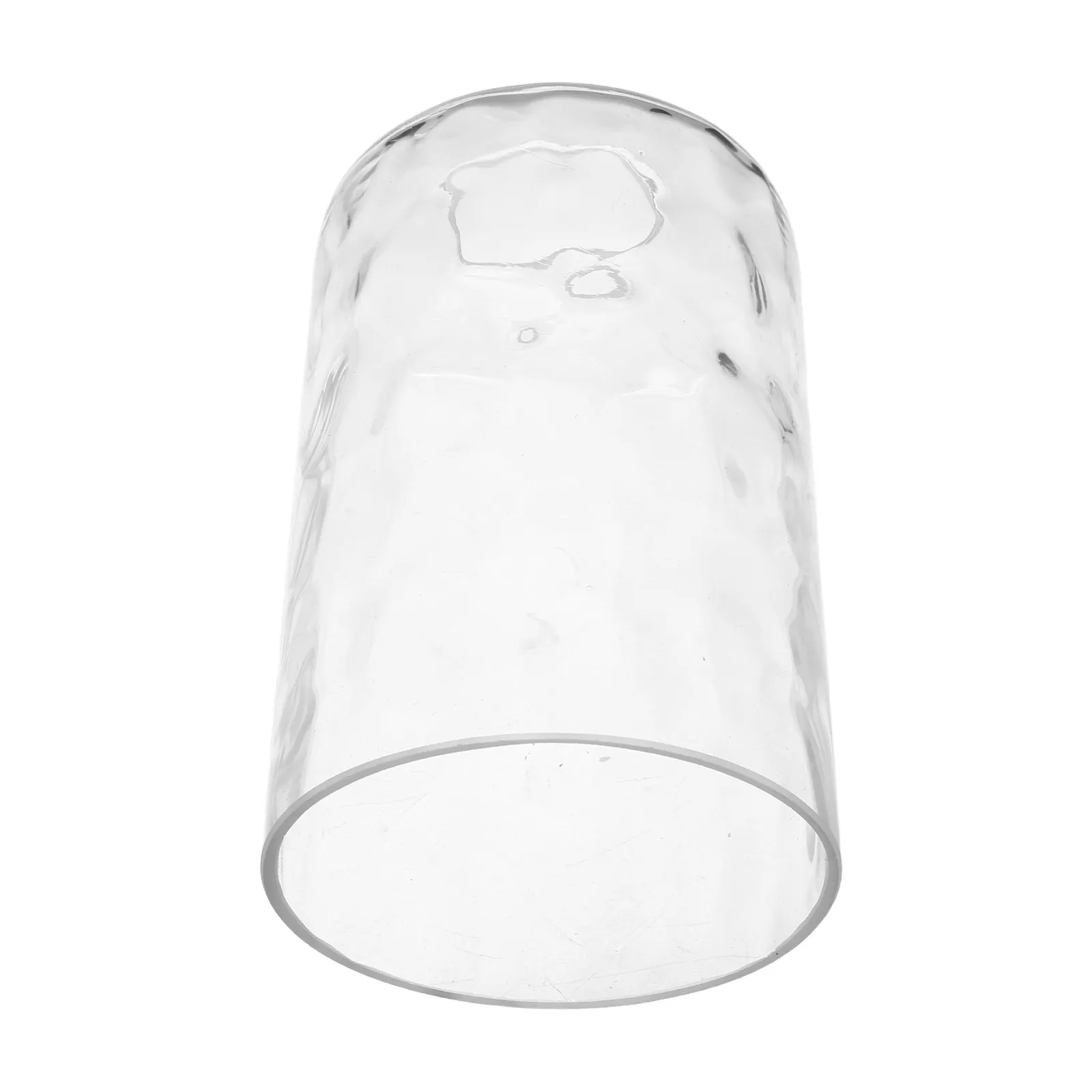 Clear Water Ripple Cylinder Glass Lamp Shade Vintage Hammered Glass Lampshade Replacement for Pendant Ceiling Wall Sconce Light