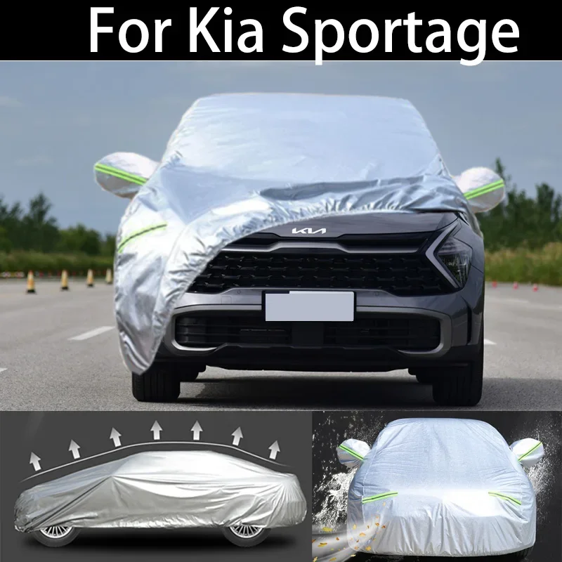 

For Kia Sportage winter Car Cover Dustproof Outdoor Indoor UV Snow Resistant Sun rain Protection waterproof hail cover for car