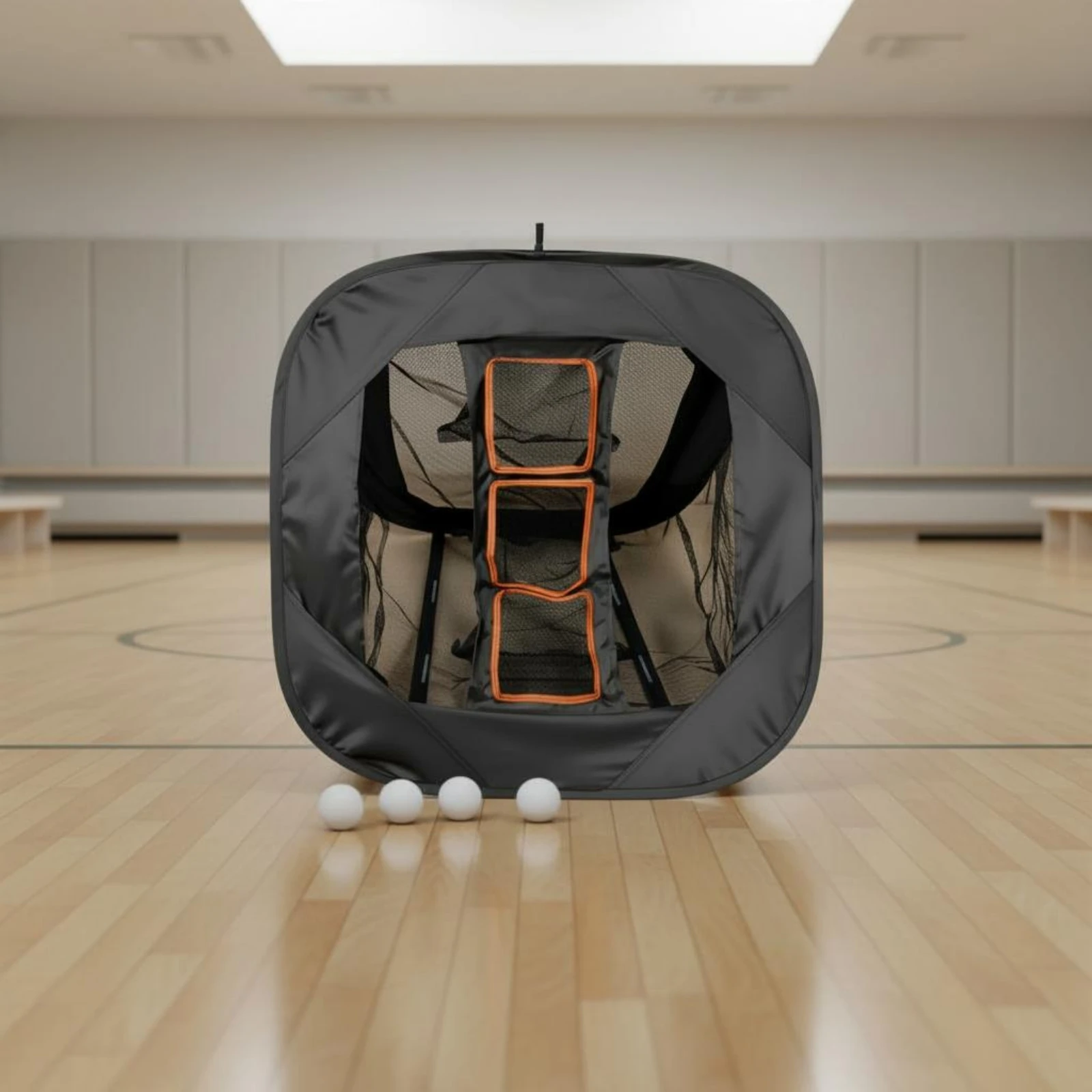 Golf Chipping Net Shock Resistant Golf Swing Practice Net Sports Training Gear Indoor Outdoor Use Reinforced Steel Frame