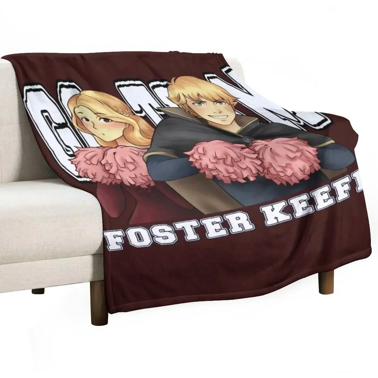 Team Foster-Keefe Throw Blanket wednesday Nap Blankets