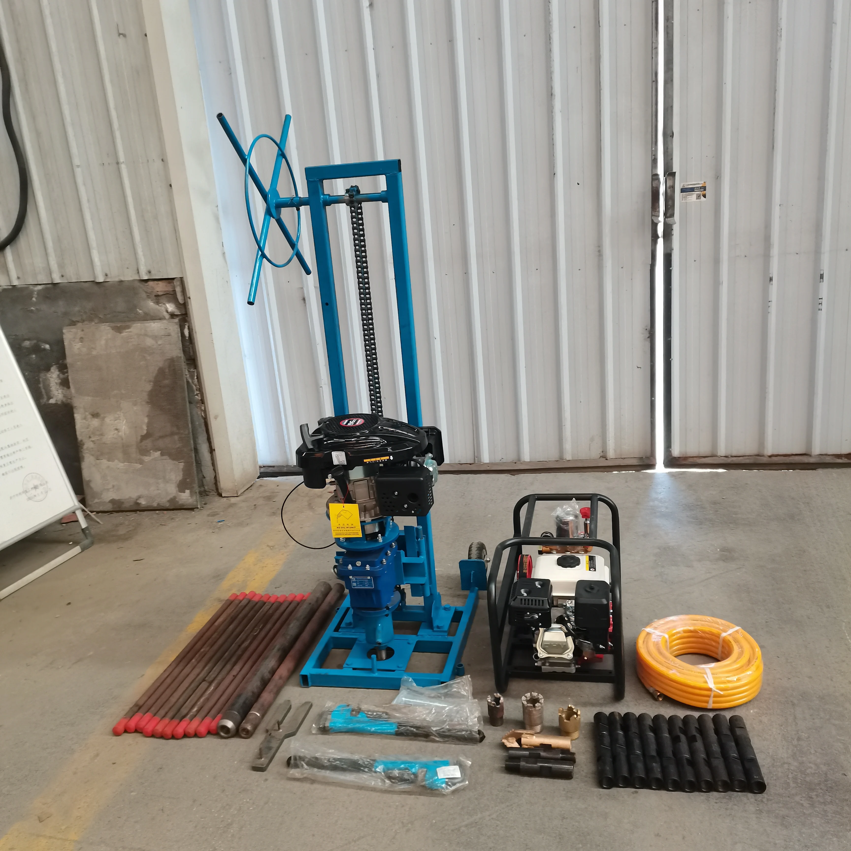 Customized small portable core sampling drilling machine 10m 15m 25m gold mining drill rig