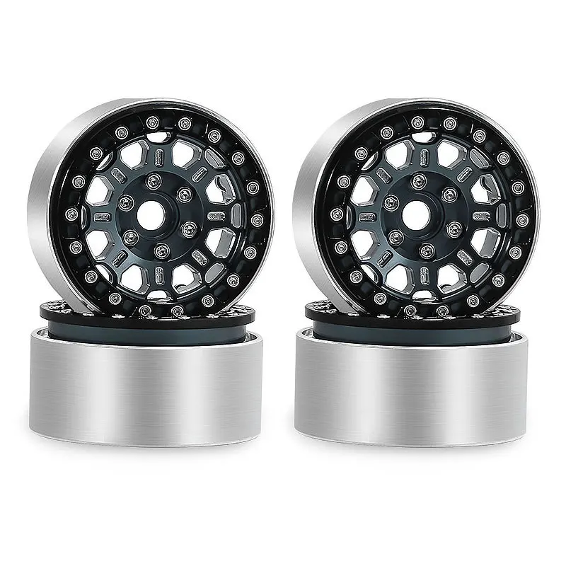 Cerchioni cingolati da 1,9 pollici compatibili con parti di aggiornamento in scala 1/10 TRX4 SCX10 Axial Capo Cross