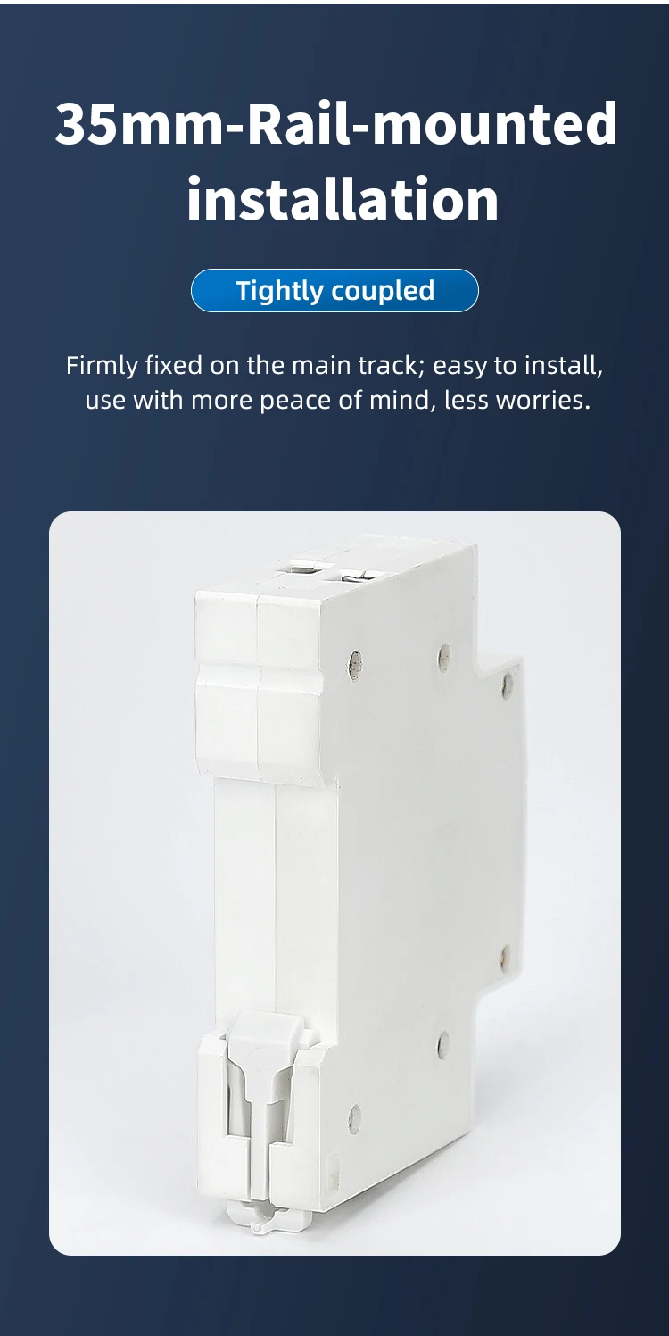 TUYA WiFi MCB 1A-63A Smart Circuit Breaker Überstrom Unter Spannung Schutz Power Metering Drahtlose Fernbedienung Schalter – Detail 12