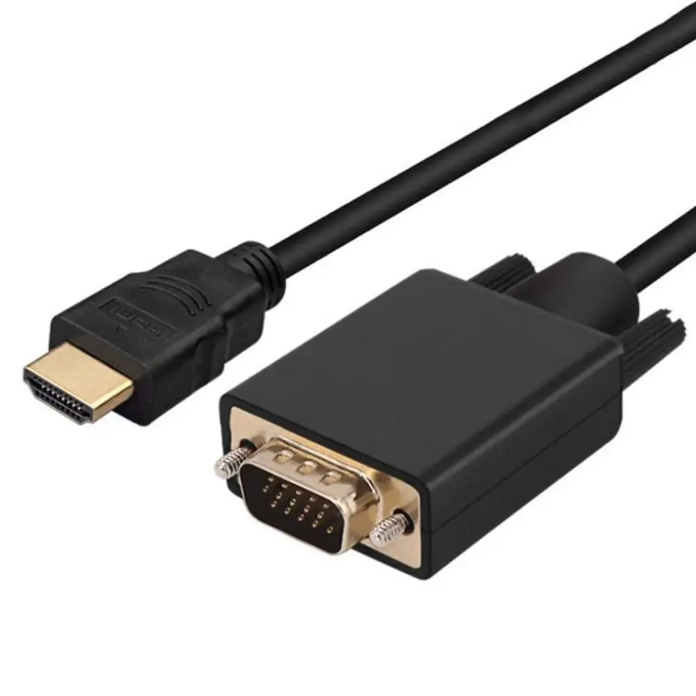 

1080P HDTV to VGA Cable Gold-Plated Support Convert Signal Adapter Cord 1.8m 3m for Laptop Monitor Projector