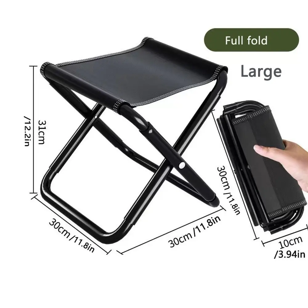 Collapsible Outdoor Bench Foot Stool Pony Stool Hiking Tool Picnic Camping Stool Folding Chair Foldable Stool Fishing Chair