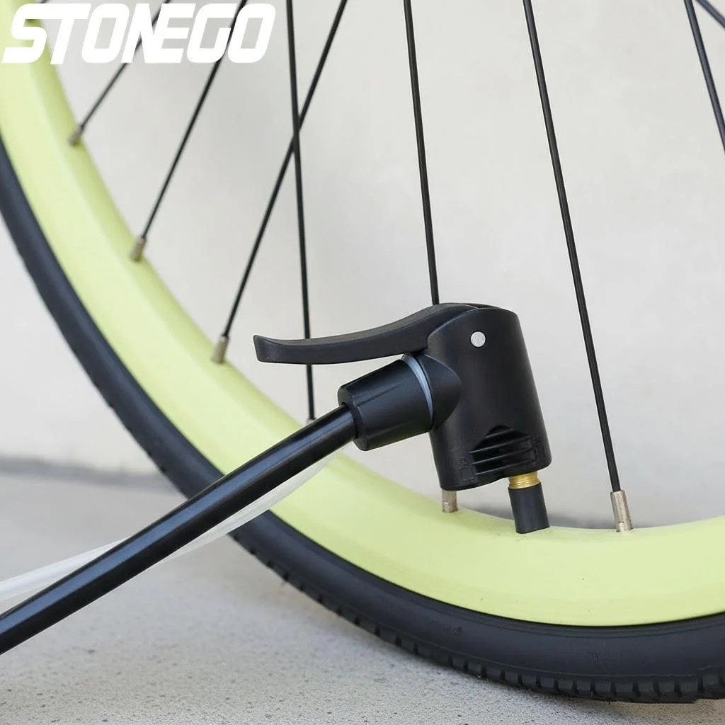 

Насадка для велосипедного насоса с двойным адаптером Presta/Schrader, воздушный патрон для горных и шоссейных велосипедов, аксессуары для велоспорта