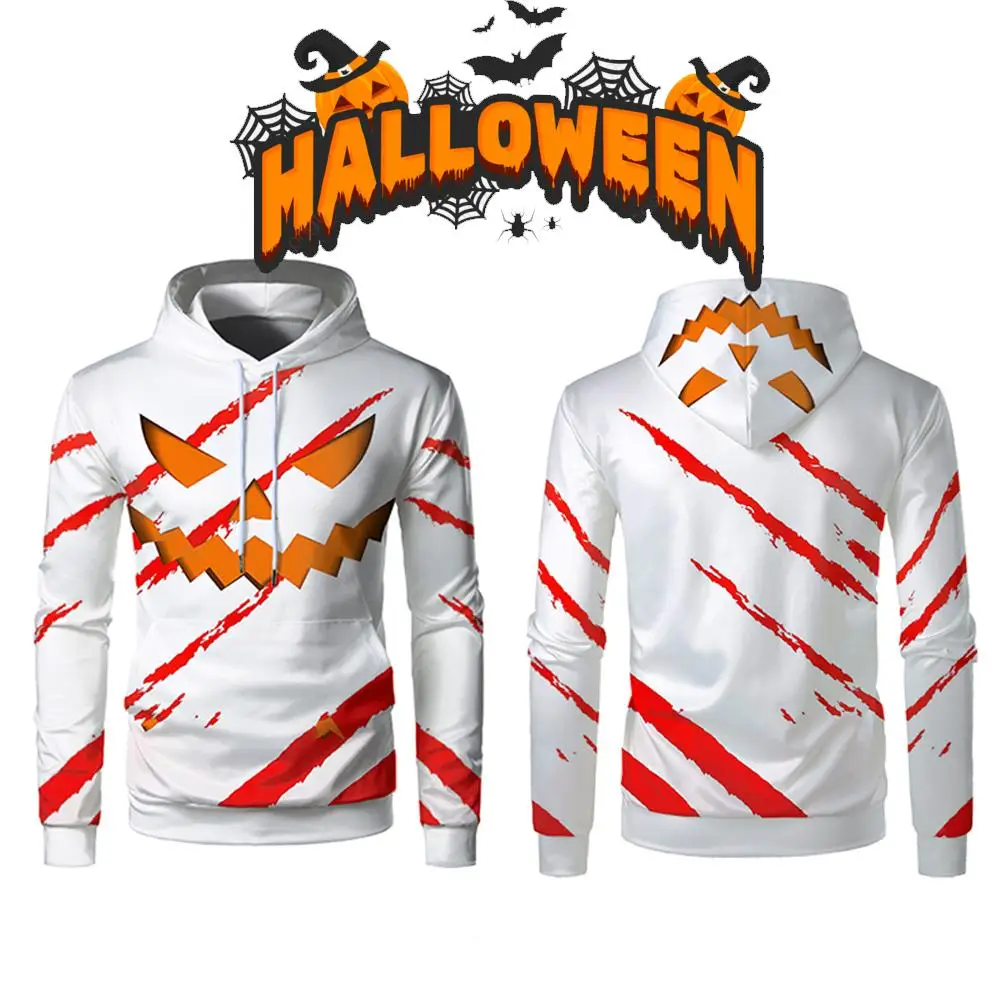 

Halloween Horror Pumpkin Face 3D Printed Hoodie Spring And Autumn Fashion Casual Festival Sweatshirt Oversized Men's Tops